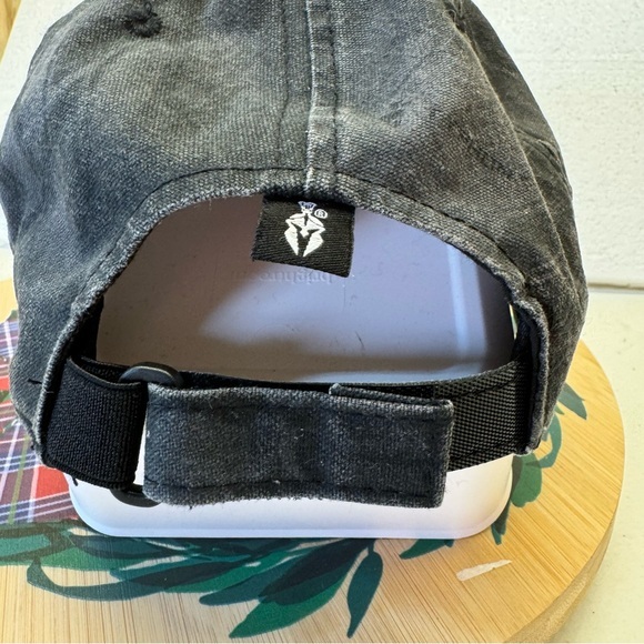 Kryptek Triphon Outdoor Tac-600  Camo Baseball Cap Black w/American flag unisex - Picture 6 of 14